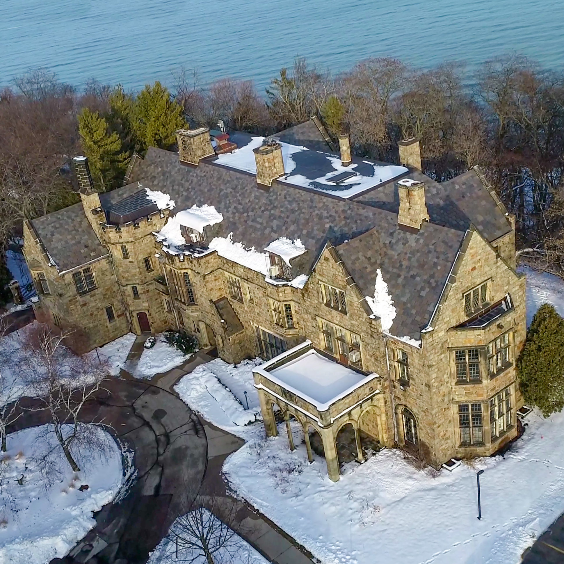 McLaren House Drone Shot